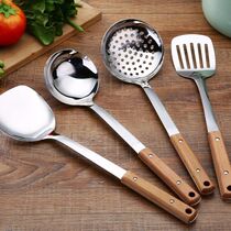 Thickened stainless steel spatula spoon set kitchenware full set of household spoon stir-fry shovel kitchen shovel spoon Colander soup spoon