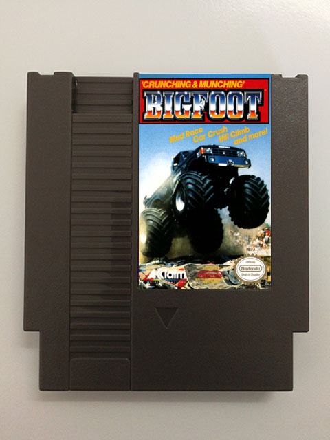 [ε ̽] ο NES 72PIN US  FC  BIGFOOT BIG FOOT STRANGE CAR COMPETITION