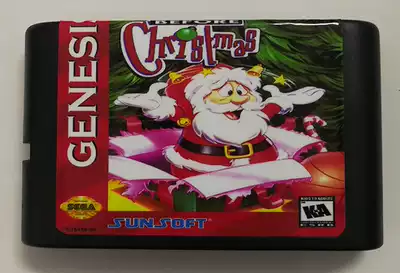 ACT Action]Sega Sega MD16-bit game card Daze Before Christmas Christmas Night Carnival