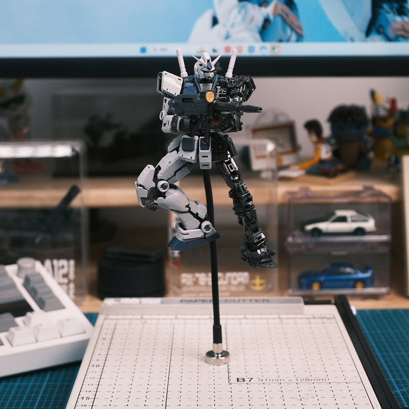 144 Scale Snake Bone Magnetic Base Stand Hg Rg Longlong Bandai g Gundam Figure Display Stand