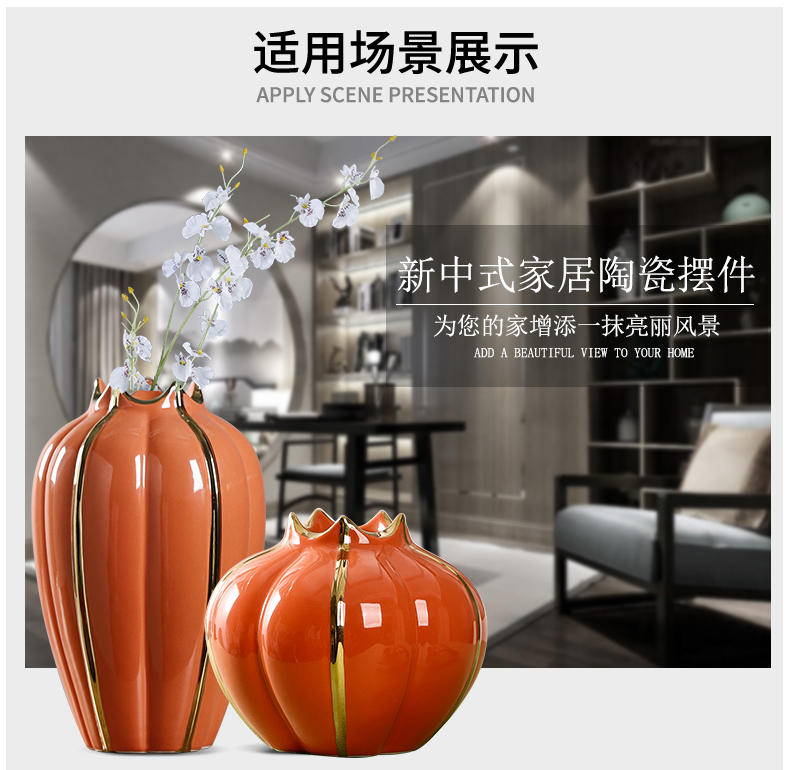 Jingdezhen European ceramic vases, I and contracted new Chinese vase furnishing articles table flower arranging porch is decorated living room