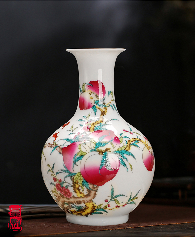 Jingdezhen porcelain ceramic vase sitting room 085 modern fashion white furnishing articles or household decoration decoration