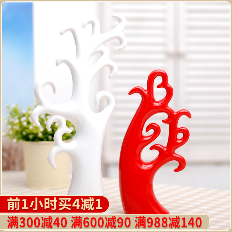 Modern home decoration new home furnishing articles 013 wedding gift love tree ceramic arts and crafts