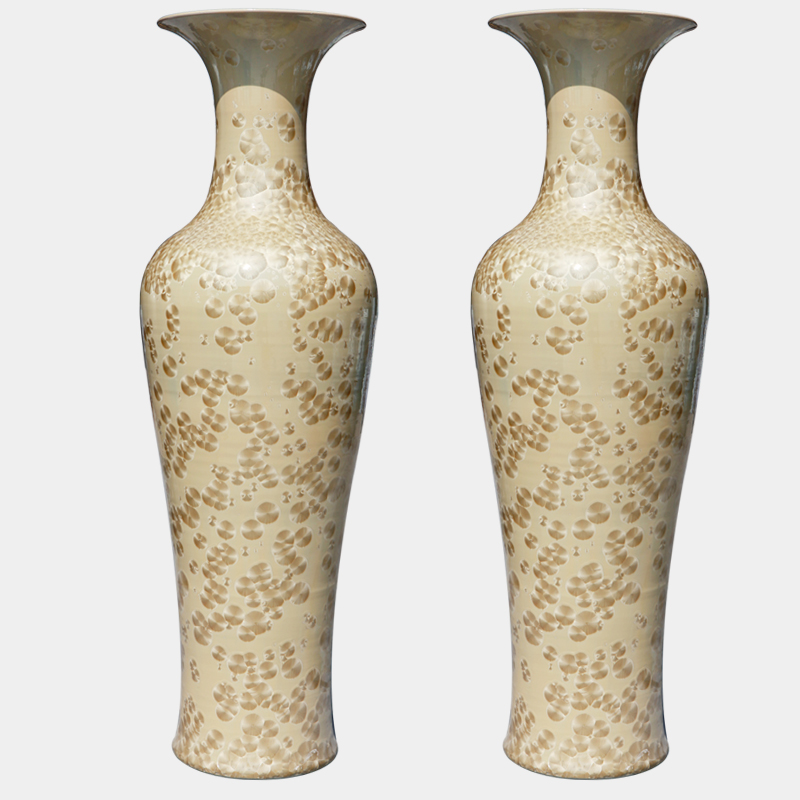 Jingdezhen ceramics crystalline glaze of large vase household hotels sitting room adornment ornament