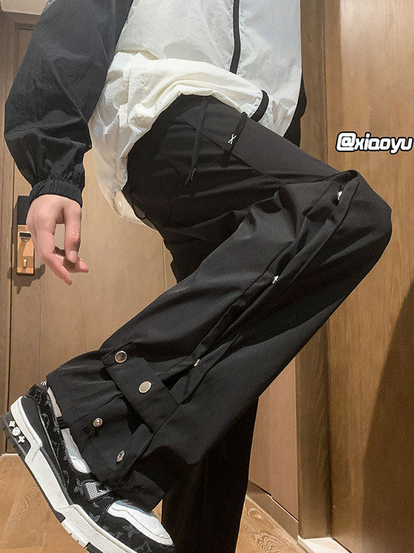 Buttoned Fleece-Lined Waterproof and Windproof Outdoor Hiking and Mountaineering Pants for Women, Autumn and Winter, Plus Size, Quick-Drying, Straight-Leg Cargo Pants