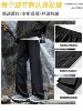 Windproof and Waterproof Women's Autumn and Winter Loose Straight-Leg Large Size Fleece-Lined Casual Outdoor Hiking Paratrooper Cargo Pants