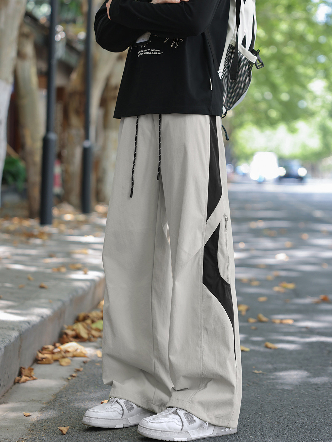 American-Style Paratrooper Cargo Pants for Women 2025 New Autumn and Winter Loose Straight-Leg Wide-Leg Casual Workwear Quick-Dry Sports Pants