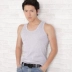[2 miếng] ab nam vest cotton thể thao không tay áo vest có gân áo hoang dã 6041 áo lót nam siêu rẻ Áo vest