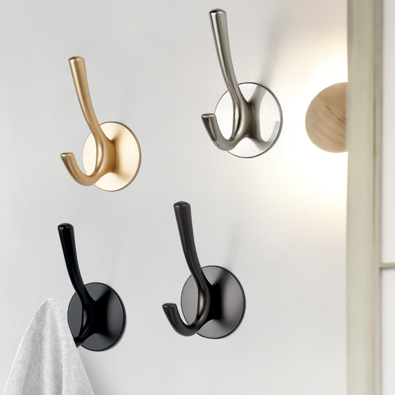 Clothes Hook Wall Home Creative Punch-Free Wall-Mounted Entry Door Entrance Wardrobe Side Shoe Cabinet Clothes Hook