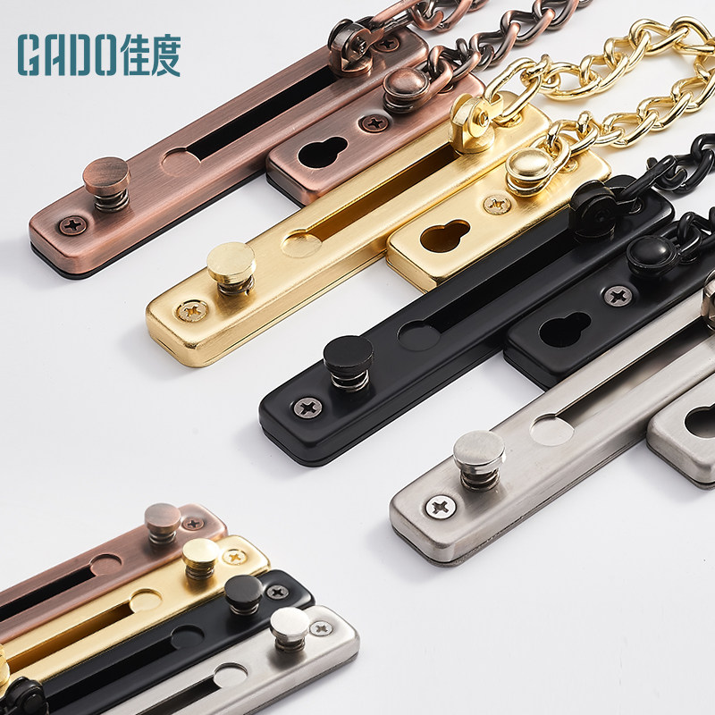 免打孔防盗链门链:304不锈钢安全链,守护家的安全与便捷!🔒🏠-安全链-淘宝百科网