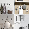 Clothes Hook Wall Home Creative Punch-Free Wall-Mounted Entry Door Entrance Wardrobe Side Shoe Cabinet Clothes Hook