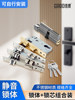 Bedroom Door Lock Cylinder Indoor Door Lock Body Universal Household Latch Lock Accessories Silent Wooden Door Lock Key