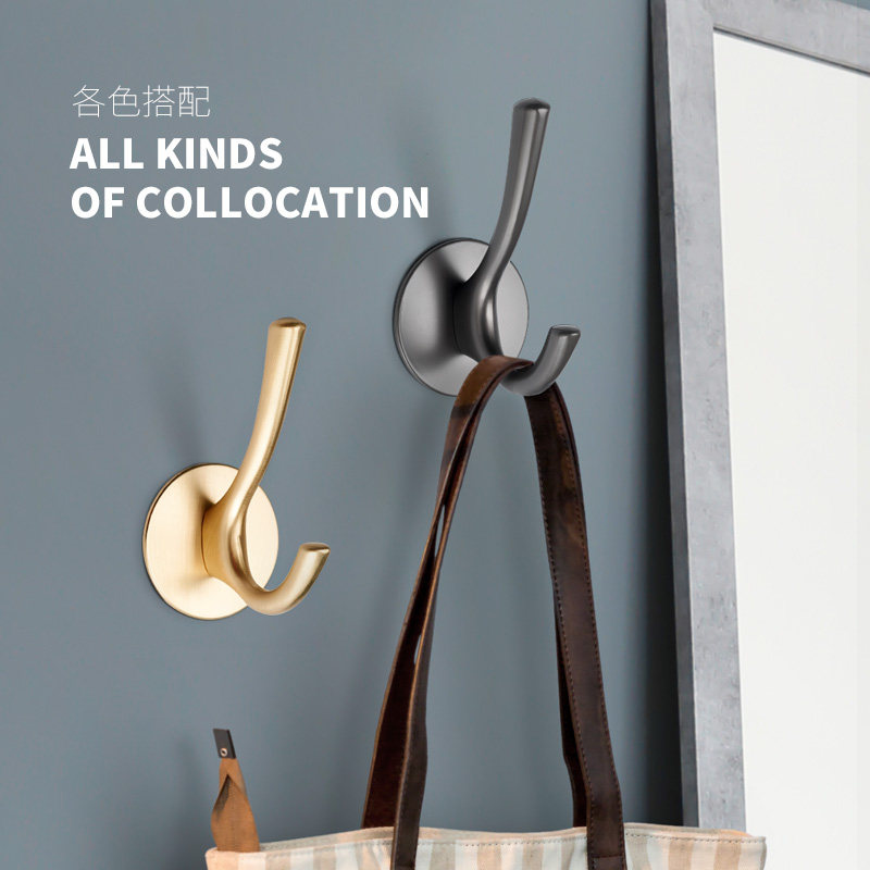 Clothes Hook Wall Home Creative Punch-Free Wall-Mounted Entry Door Entrance Wardrobe Side Shoe Cabinet Clothes Hook