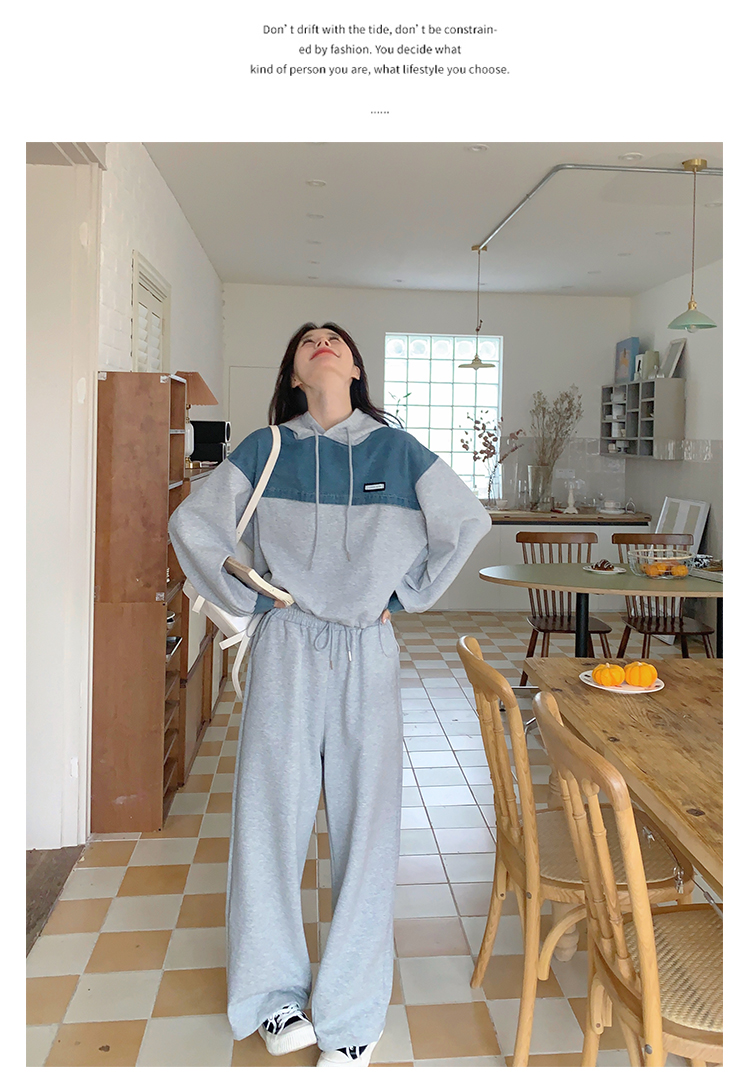 Set di felpe con cappuccio da cowboy con cuciture 157 (in precedenza 165A) -8618-P155-K218_voghion.com