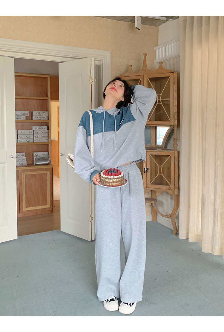 Set di felpe con cappuccio da cowboy con cuciture 157 (in precedenza 165A) -8618-P155-K218_voghion.com