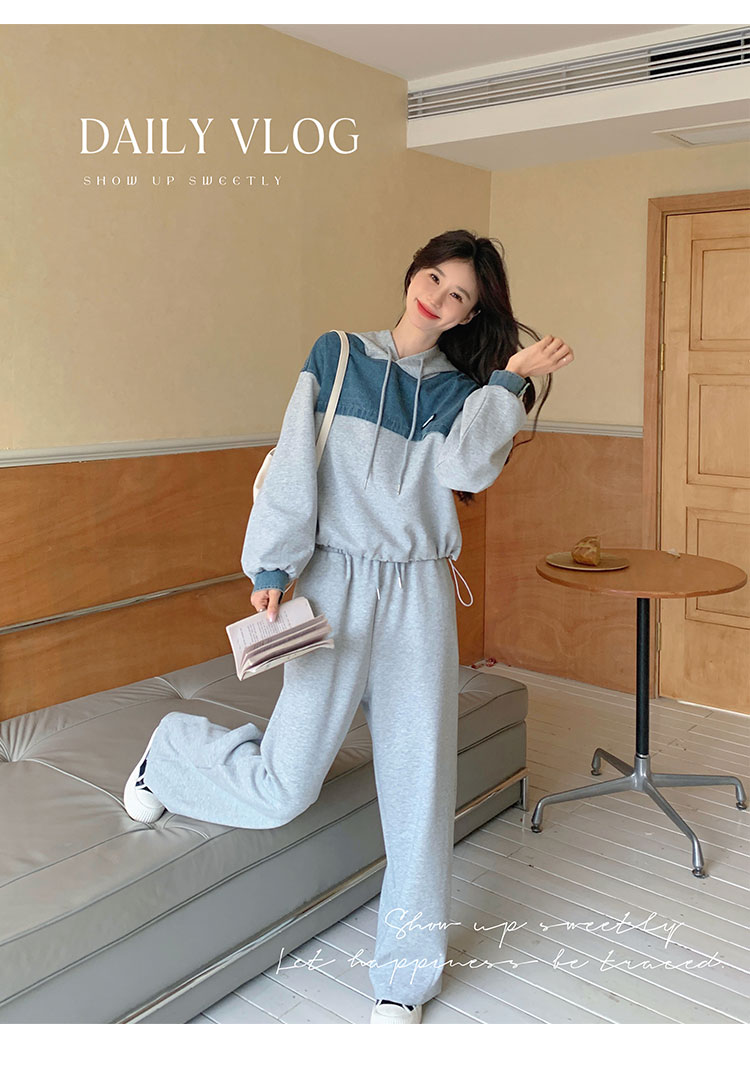 Set di felpe con cappuccio da cowboy con cuciture 157 (in precedenza 165A) -8618-P155-K218_voghion.com