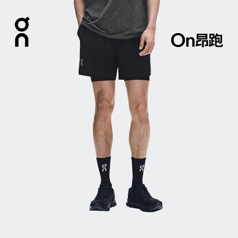 On Running Train 2-in-1 Shorts 2026 New Men's 2-in-1 Training Shorts