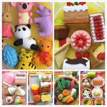 Japan imported IWAKO creative cartoon shape rubber cute children fun eraser animal food rubber