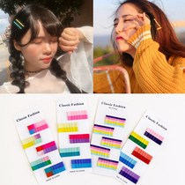Korean Korean version of Korean Fan Er Korean girl heart clip headdress ins Wind Super fire hairclip Net red cute Harajuku