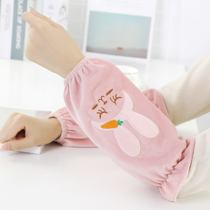 Child Cuff Girl Winter Girl Warm Cute Princess Korean version CUHK Long version Anti-fouling armguard girl