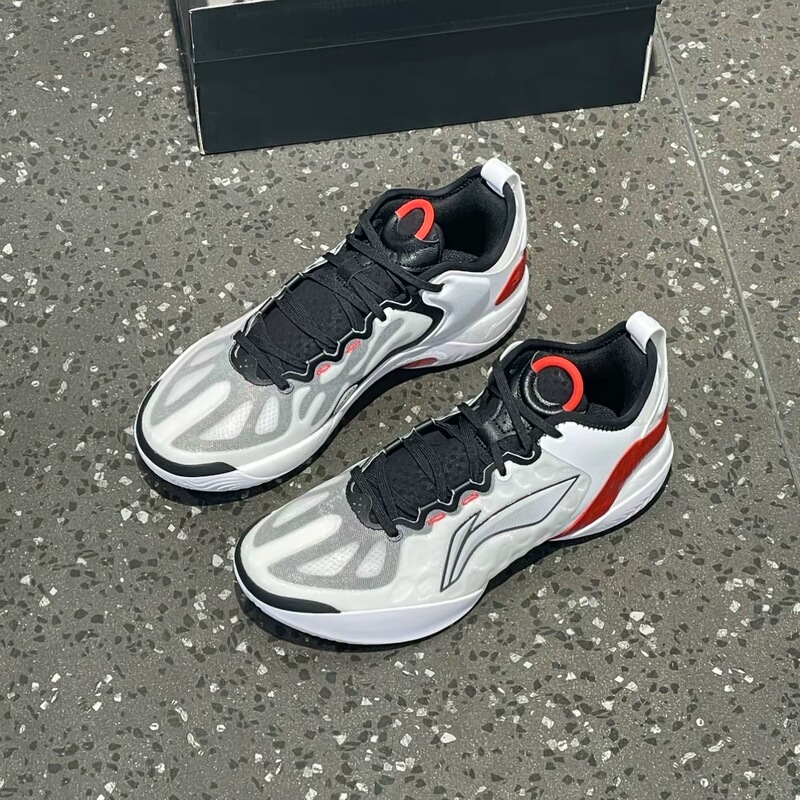 [Same Model as Yang Hansen] Li-Ning Yushuai 19V2 | Men's Low-Top Basketball Shoes, Practical, Wear-Resistant, Non-Slip Sports Shoes