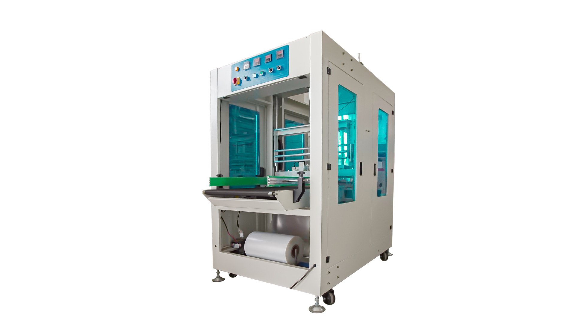 Fully automatic linear cufflink machine customized fully automatic cufflink type heat-shrink packaging machine easy-to-pop packaging machine