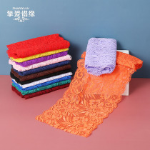 Elastic lace edge lace cloth decorative bandwidth Handmade diy material fabric accessories Black skirt hem clothes