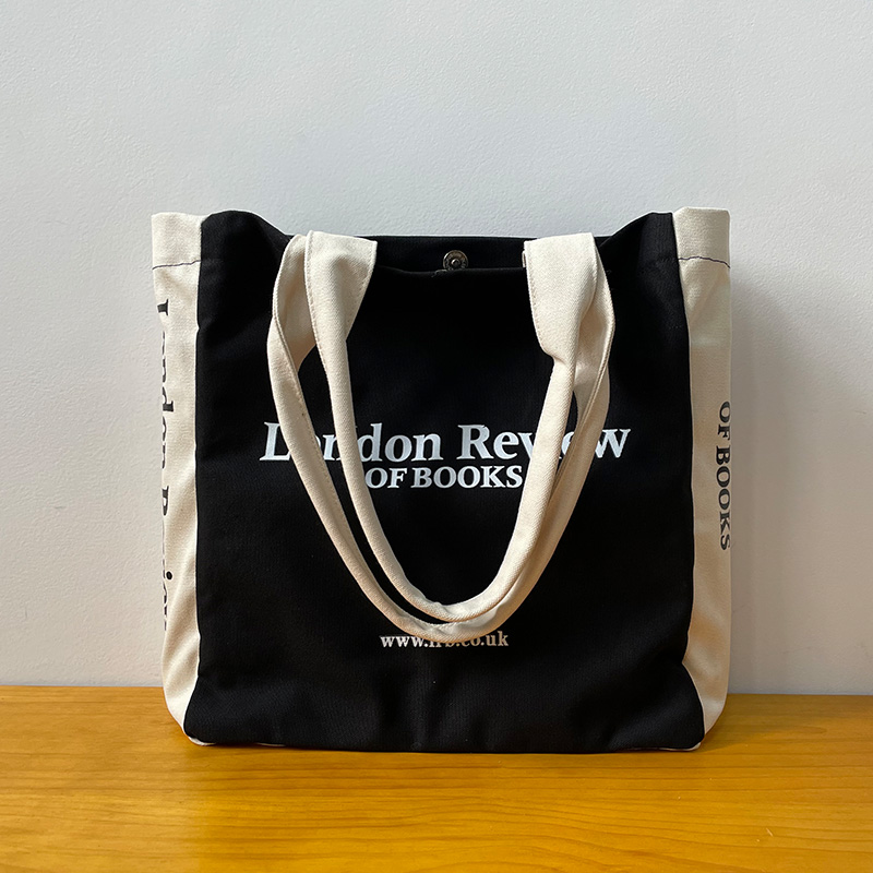 Heteroepisode Large Capacity Sail Bag Thicken Shoulder Strap Computer Bag Black Book Review Bookstore Single Shoulder Bag Genders Universal