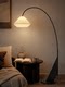 Modern Minimalist Italian High-End Vintage-Style Fishing Lamp for Bedroom and Living Room, Decorative Design Floor Lamp Next to the Sofa