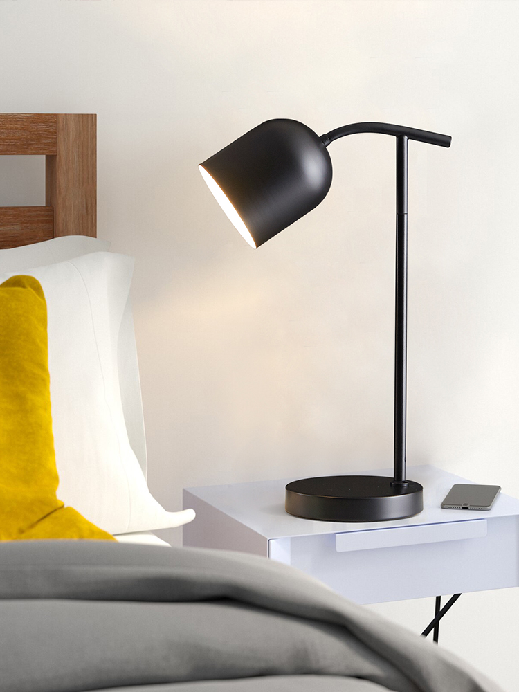 Nordic minimalist study desk reading ins lamp bedroom bedside lamp fashion living room macaron decorative lamp
