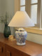 Song's Aesthetic Bedroom Bedside Table Lamp New Chinese Style Retro High-End Atmosphere Creative Side Cabinet Blue and White Ceramic Table Lamp