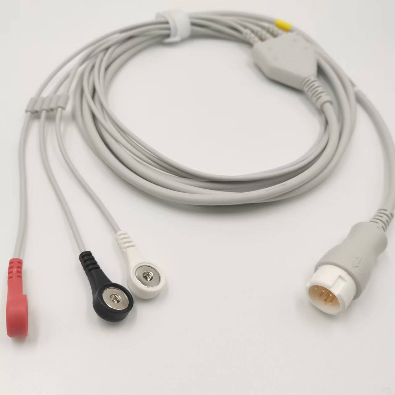 适用于飞利浦VM4 6 MP20 50金科威G60监护仪12针3导心电导联线