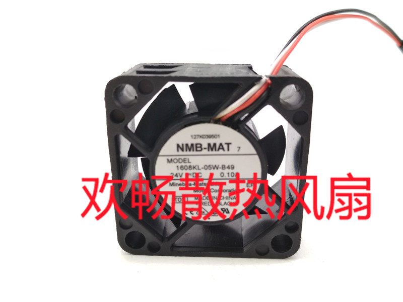 NMB-MAT 7 1608KL-05W -B49 24V 0 10A 4cm CNC Machine Cooling Fan