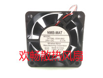 Original NMB-MAT 2410ML-05W-B60 24V 0 17A 6025 6CM converter cooling fan