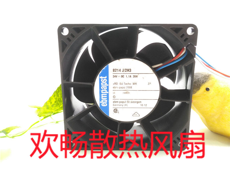 ebmpapst 8214 J 2H3 24V 1 1A 1A 26W 26W 8038 8038 3 Line Germany frequency converter fan