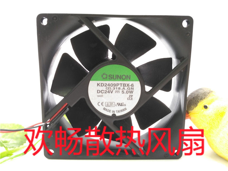 SUNON KD2409PTBX-6 24V 5 0W 9cm 9025 Inkjet Printer Photocopier Cooling Fan