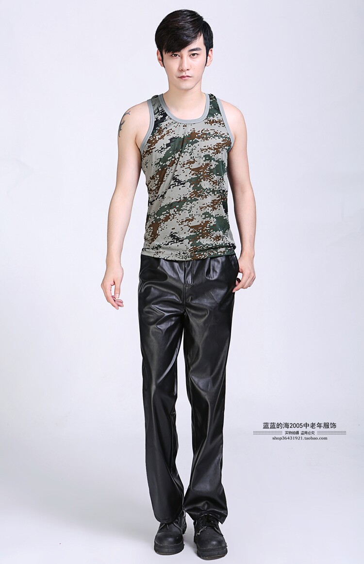 Pantalon cuir homme en vrac pour automne - Ref 1492716 Image 44