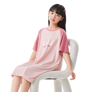 猫人女大童睡裙2025新款莫代尔儿童睡衣少女孩初中生冰丝夏天公主