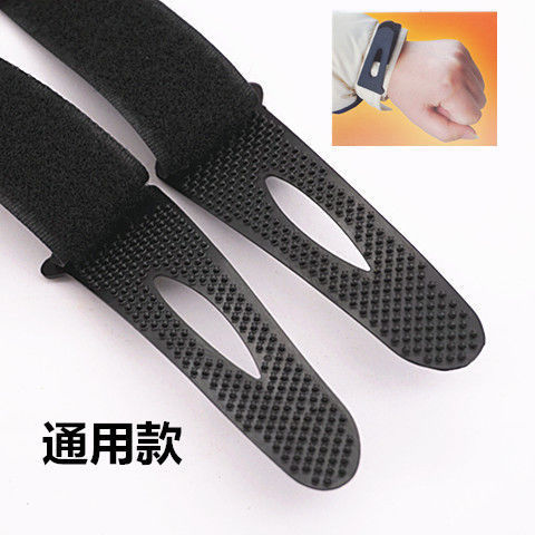 Jacket Cuff Adjustment Buckle, Soft and Durable, Black Sleeves with Velcro, Silicone Panel with Textured Surface + Durable Fleece Backing