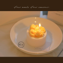 Moonlight treasure box original scented candle smoke-free cute cake Korean gift Soy wax girl heart