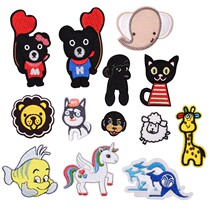 Cartoon Animal Patch Patch Fashion Embroidery Joker Clothing Pants Sheet Breaking Hole Decoration Sticker Small Repair Subsidy