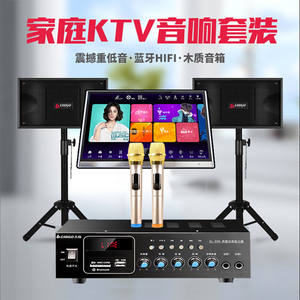 志高（CHIGO）家庭影院ktv音响套装家用K歌点歌带话筒卡拉ok无线
