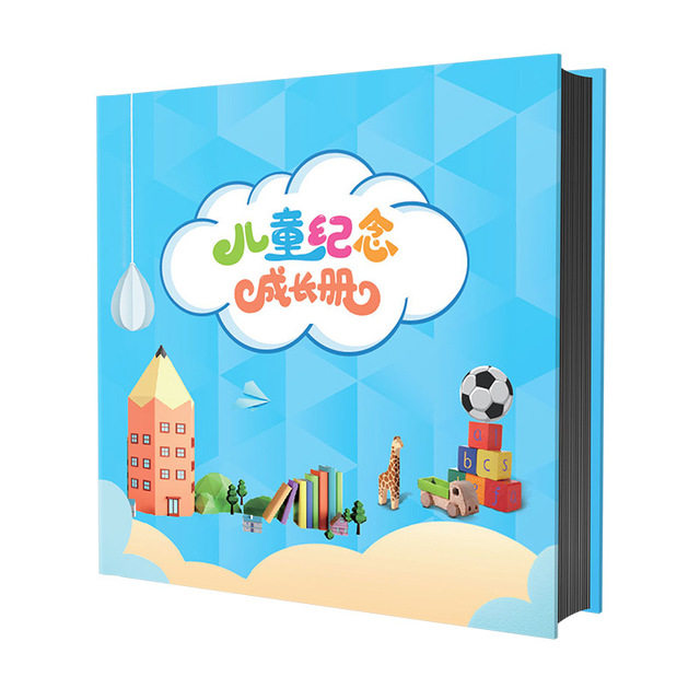 Print logo self-adhesive film phase custom cover custom cover custom design graduation kindergarten growth memorial book