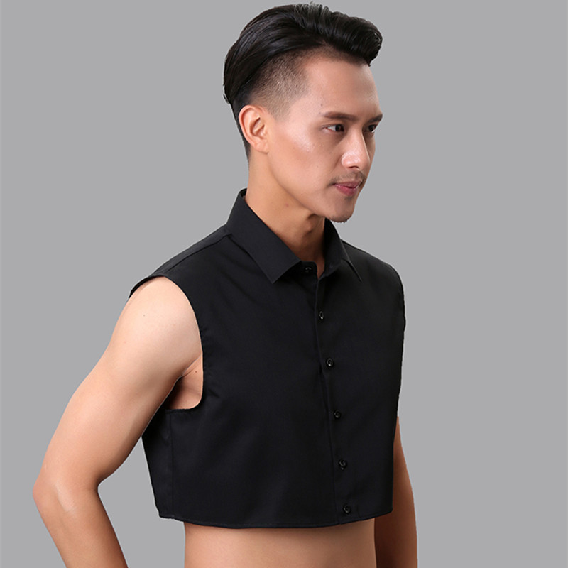 Pure Cotton Shirt Collar Black White Fake Collar Men's Small Square Collar Decorative Collar Professional Economical Collar Autumn and Winter Pure Cotton Shirt Collar Black White Fake Collar Men's Small Square Collar Decorative Collar Professional Economical Collar Autumn and Winter