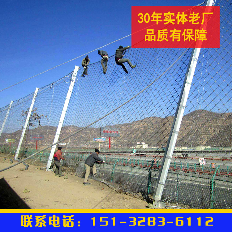 Passive side slope protective screen Landslide Stop Stone Network SNS Flexible Rhombus Wire Rope Network Wind Scenic Area Anti-Fall Stone Net