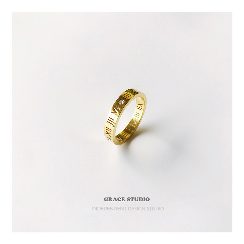 G S Roma engravings the trendy engraving digital ring couple for the ring designer's small crowdring