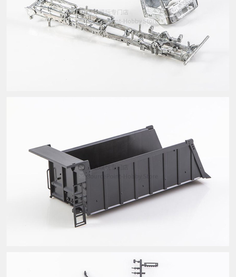 Модель машины 俄罗斯品牌1/43卡玛兹kamaz-65801-68自卸车合金拼装现货1659avd Other home