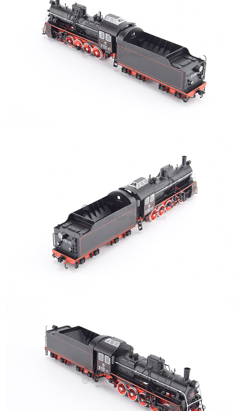 Модель машины 全新1:87苏联er蒸汽机车彷真模型收藏级俄罗斯e级火车成品jlkn026