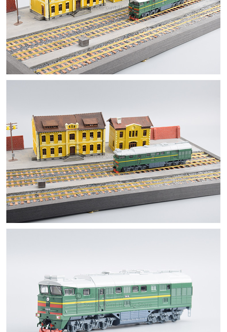 товар из китая 苏联2te116宽轨双联柴油机车1:87模型俄罗斯重型货运列车jlkn018 Other home