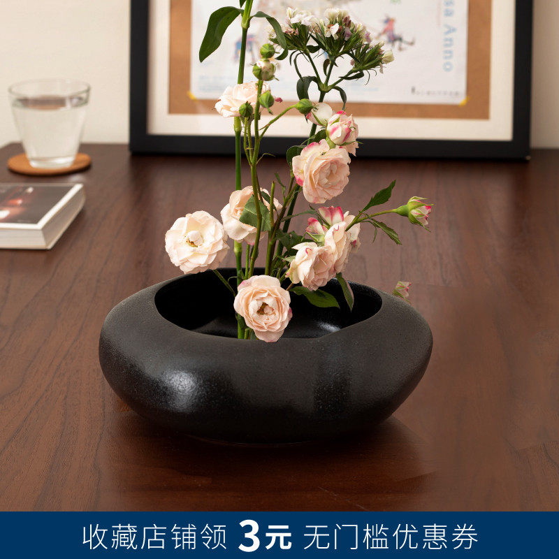 Japanese-style hand-made ceramic flower pot swathes of small original flower flower flower flower flower flower flower flower flower flower flower flower flower